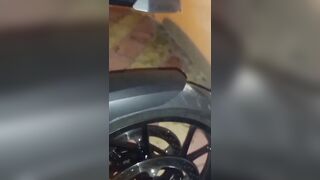 Hotel Room Motorbike Ride & Fuck With A Sexy Blonde Babe