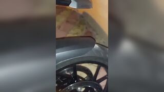 Hotel Room Motorbike Ride & Fuck With A Sexy Blonde Babe