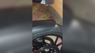 Hotel Room Motorbike Ride & Fuck With A Sexy Blonde Babe