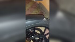 Hotel Room Motorbike Ride & Fuck With A Sexy Blonde Babe