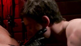 Bondaged BDSM Domination - Fetish Fantasy With Dominant Top Mike Romeo And Submissive Slave Boy