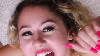 Petite Bombshell Allie Addision Gives You A Hand Job To Remember