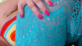 Petite Bombshell Allie Addision Gives You A Hand Job To Remember