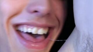 Skinny Blonde Babe Atlas Evans Masturbates To Orgasm And Ejaculates