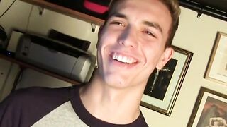 Skinny Blonde Babe Atlas Evans Masturbates To Orgasm And Ejaculates