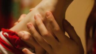 Hot Babe Jessica Santos Sucks Toes & Pussies In A Hard Core Threesome