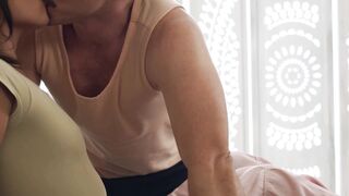 Grandpa's Wish Fulfilled - Hot Teen Girl Gives Old Man A Sexual Experience
