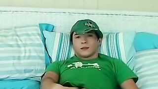 Twink Threesome - Blowjob Battle Royale" or "Three's Company But Twice Is A Charm!", featuring actors like Max Carter, Ethan Slater, Leo Forte