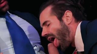 Classy Executives Enjoy Sloppy Blowjob After Card Game - PornPros