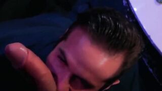 Classy Executives Enjoy Sloppy Blowjob After Card Game - PornPros