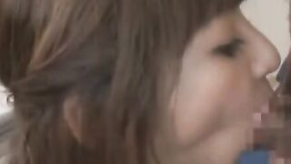 Japanese Beauties - Sexy Assistant Helps Handsome Client Reach Ecstasy