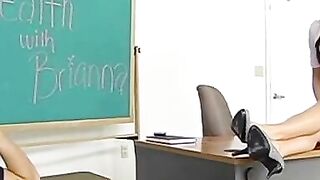 Blondes Get It Right - Blowjob & Hardcore Fucking with Big Dick by Briana Beach
