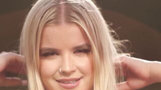 Blondie Babe Skylar Green Sunbathes Naked in Public