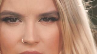 Blondie Babe Skylar Green Sunbathes Naked in Public