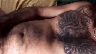 Zaddys Wet Dream - Hot Guy Jerks Off To Drain His Balls And Shoot A Huge Load
