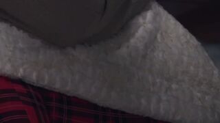 Cozy Couple Time - She-Male GF Gives Blowjob & Rides Her Boyfriend's Hard Dick