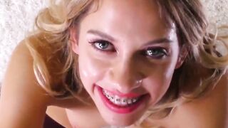 Sloppy Blowjob Queen - Busty Teen Khole Kapsari Swallows Huge Load