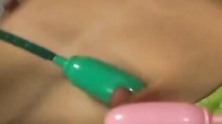 Hot MILF Uses Sex Toy on Her Pussy in Kitchen - Amateur POV