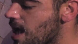 Muscular Hunk Damian Crosses Gets Dirty With His Buddy - Gay Muscle Porn