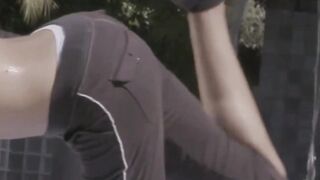 Asian Transgender Yoga Goddess - Passionate Workout Session