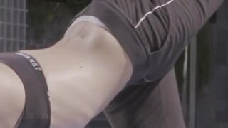 Asian Transgender Yoga Goddess - Passionate Workout Session