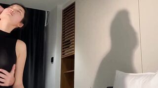 Asian Babe Masturbates Passionately - Hot Asian Girl Fingers Herself