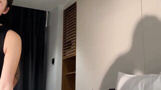Asian Babe Masturbates Passionately - Hot Asian Girl Fingers Herself