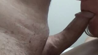Mature Woman Receives Huge Load on Face - Old Granny Facesitting & Creampie