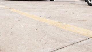Teeny Tattooed Babe Gets Rough Doggystyle Fucking From Hunk