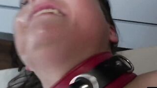 Brunette Babes Bondage Blowjob - Barbra Bieger Faceslapping & Facial