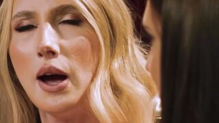 Squirty Squirting Orgasm with Hot Blonde Transgender - BFF's Share Sex