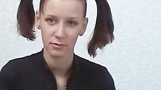 Raven-Haired Redhead Gets A Big Stick In Her Ass - Hardcore Anal Fucking