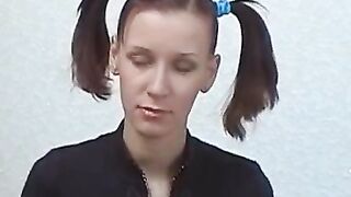 Raven-Haired Redhead Gets A Big Stick In Her Ass - Hardcore Anal Fucking