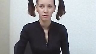 Raven-Haired Redhead Gets A Big Stick In Her Ass - Hardcore Anal Fucking