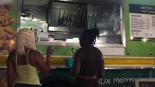 Public Pickup Food Truck Fuck Fest with Sexy Latina Babe - Monica Sierra