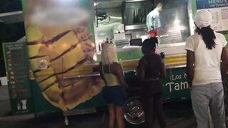 Public Pickup Food Truck Fuck Fest with Sexy Latina Babe - Monica Sierra