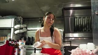 Public Pickup Food Truck Fuck Fest with Sexy Latina Babe - Monica Sierra