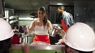 Public Pickup Food Truck Fuck Fest with Sexy Latina Babe - Monica Sierra
