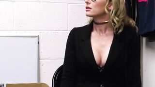 Busty Blondie Milf Swinger's Daughter Gets Fucked To Avoid Stealers Arrest