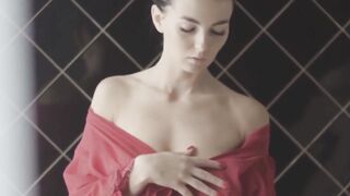 Teenage Sweetheart Stripping Naked in Her First Ever Video