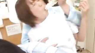 Hairiest Nurse Ever - Hardcore Fucking with Big Natural Boobs