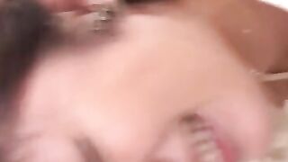 Hardcore Action - Rough Sex With Huge Dick Fucks Japanese Teenage Cutie