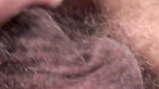 Hair Bear's Messy Masturbate - Hairiest Guy Ever Fucks Himself