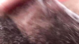 Hair Bear's Messy Masturbate - Hairiest Guy Ever Fucks Himself