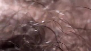 Hair Bear's Messy Masturbate - Hairiest Guy Ever Fucks Himself