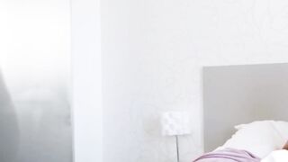 Sloppy Blowjob & Anal Threesome with Petite Bombshell Amy Double X