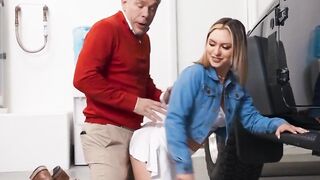Step-Dad's Big Dick Riding Lesson For Step Daughter - GYPSY ROSE