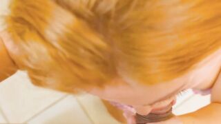 Redheaded Milf Devours Her Man's Hardcock - Passionate Couple Sex