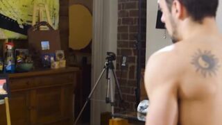 Big Balls Solo Wanked - Close-Up View Of Huge Load From Pornstar Carlos Carvalho