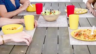 Mother's Day Surprise! Step-mom & Daughter Share A Wild Threesome